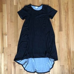 LuLaRoe Carly Dress//Size S//Black & Gray//Arrows